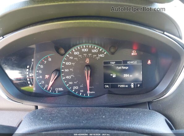 KL7CJKSB9HB148911 2017 CHEVROLET TRAX Серый Вид задних сидений