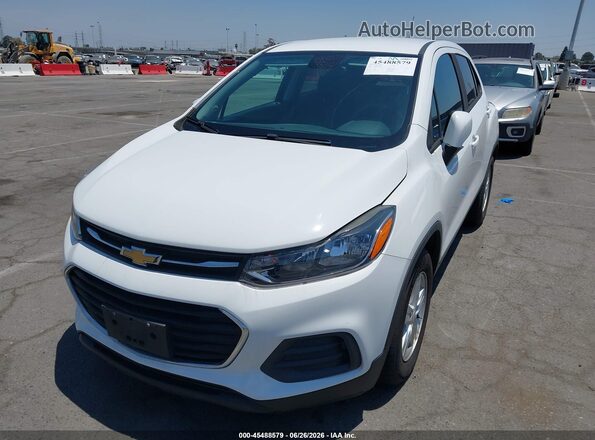 KL7CJKSB9LB060000 2020 CHEVROLET TRAX White Вид спереду