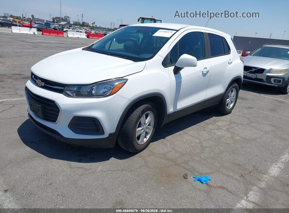 KL7CJKSB9LB060000 2020 CHEVROLET TRAX White Передня ліва чверть
