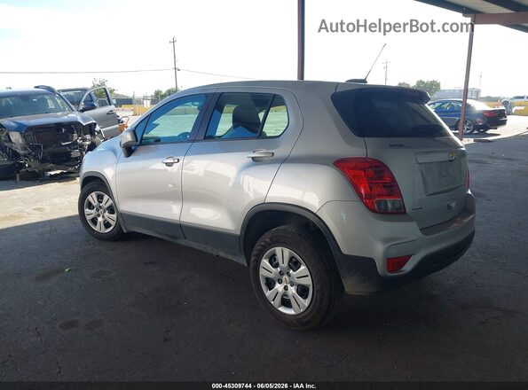 KL7CJKSBXJB720686 2018 CHEVROLET TRAX Silver 