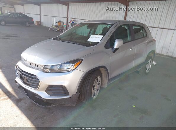 KL7CJKSBXJB720686 2018 CHEVROLET TRAX Silver 