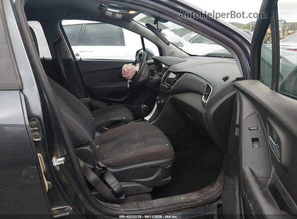 KL7CJKSBXMB310457 2021 CHEVROLET TRAX Gray წინა სალონის ხედი