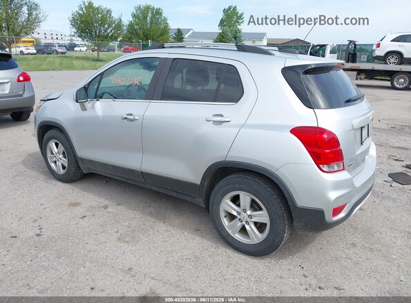 KL7CJLSB0HB134384 2017 CHEVROLET TRAX Silver Rear left