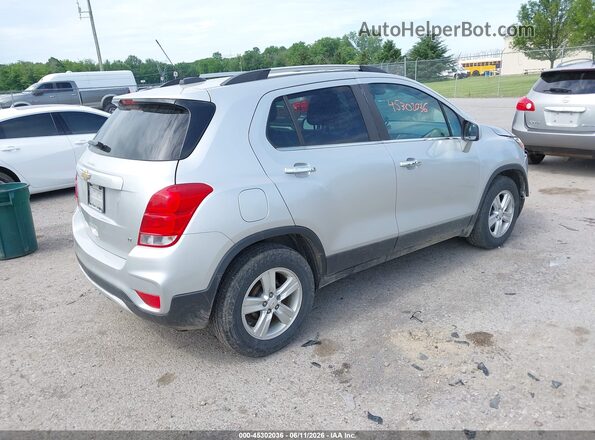 KL7CJLSB0HB134384 2017 CHEVROLET TRAX Silver Rear right
