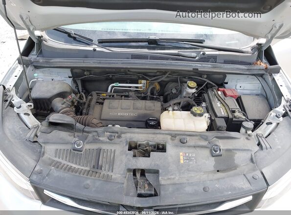 KL7CJLSB0HB134384 2017 CHEVROLET TRAX Silver Rear view