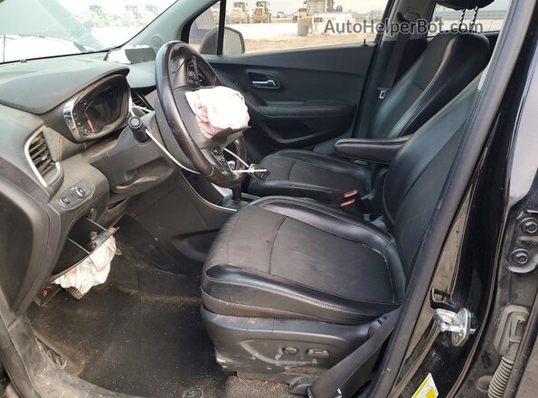 KL7CJLSB0KB877733 2019 CHEVROLET TRAX Black Widok wnętrza z przodu