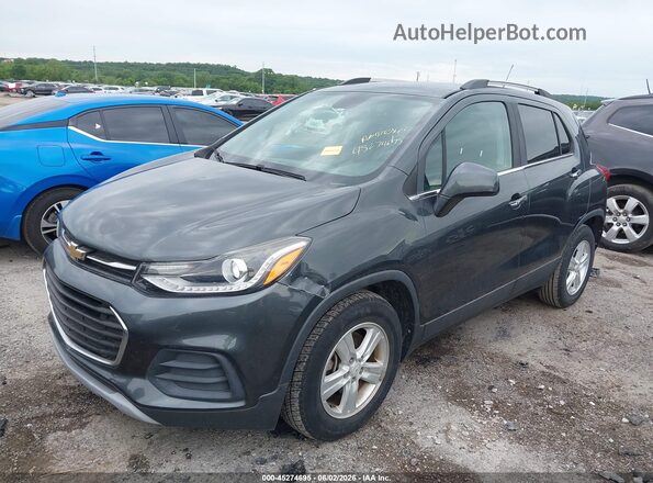 KL7CJLSB1HB188986 2017 CHEVROLET TRAX Gray Առջևի ձախ երեք քառորդ տեսարան