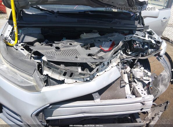 KL7CJLSB2JB581837 2018 CHEVROLET TRAX Silver უკანა ხედი