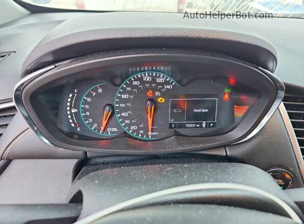 KL7CJLSB2KB848752 2019 CHEVROLET TRAX Silver Instrument cluster view