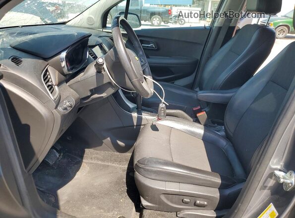 KL7CJLSB3KB921238 2019 CHEVROLET TRAX Gray წინა სალონის ხედი