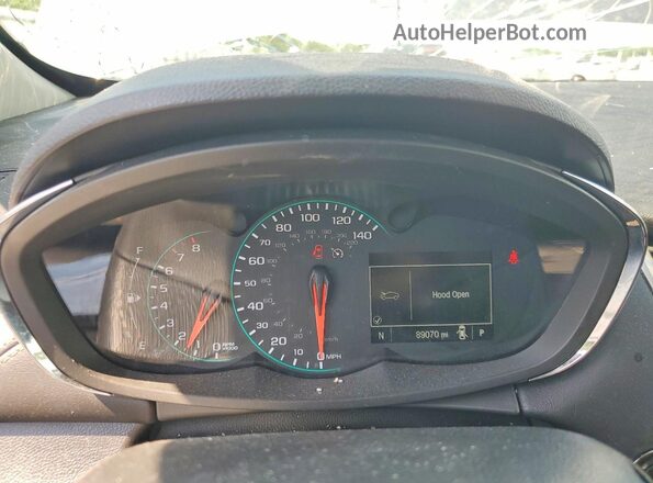 KL7CJLSB3KB921238 2019 CHEVROLET TRAX Gray ხელსაწყოთა პანელის ხედი
