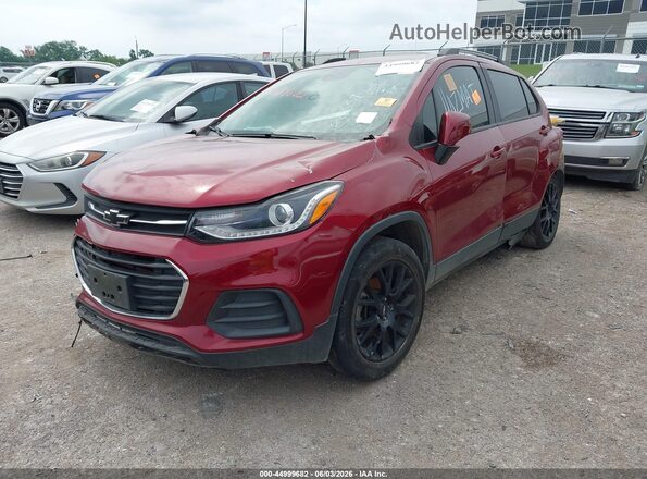 KL7CJLSB3MB327459 2021 CHEVROLET TRAX Бордовый Передняя левая четверть