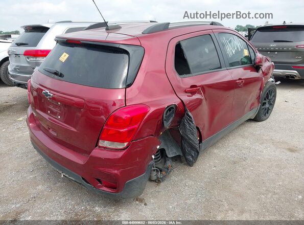 KL7CJLSB3MB327459 2021 CHEVROLET TRAX Бордовый Задняя правая четверть