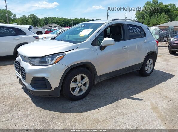 KL7CJLSB3MB330443 2021 CHEVROLET TRAX Silver Front left