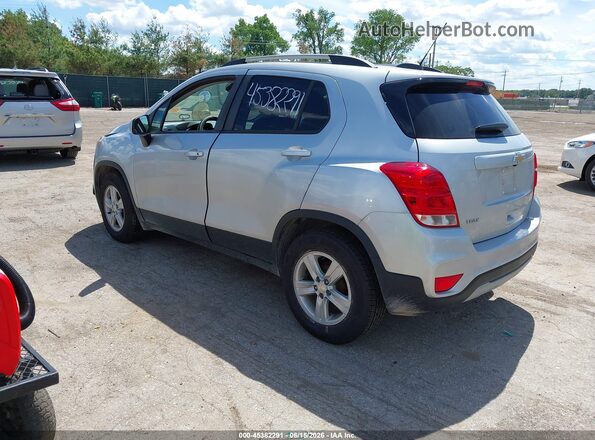 KL7CJLSB3MB330443 2021 CHEVROLET TRAX Silver Rear left