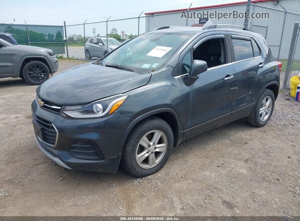 KL7CJLSB5JB683603 2018 CHEVROLET TRAX Серый Передняя левая четверть