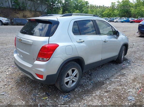 KL7CJLSB6HB197506 2017 CHEVROLET TRAX Silver Trasero derecho
