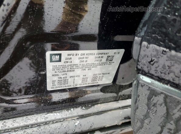KL7CJLSB6LB036209 2020 CHEVROLET TRAX Black ძრავის განყოფილების ხედი