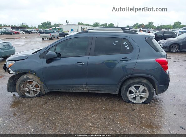 KL7CJLSB6MB304676 2021 CHEVROLET TRAX Blue Вид задньої частини салону