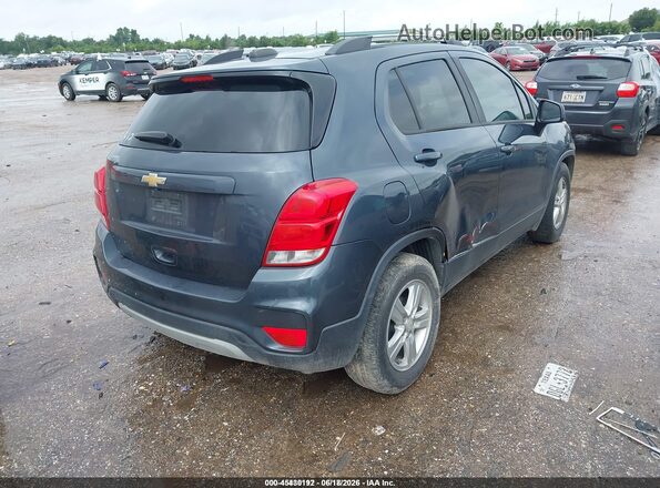 KL7CJLSB6MB304676 2021 CHEVROLET TRAX Blue Задня права чверть