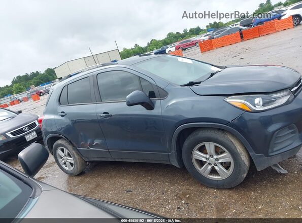 KL7CJLSB6MB304676 2021 CHEVROLET TRAX Blue Вид щитка приладів