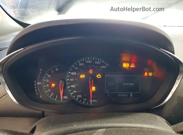KL7CJLSB7MB342417 2021 CHEVROLET TRAX Black Vista del cuadro de instrumentos