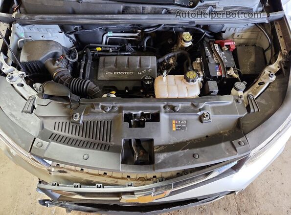 KL7CJLSB8HB224317 2017 CHEVROLET TRAX Silver Engine compartment view