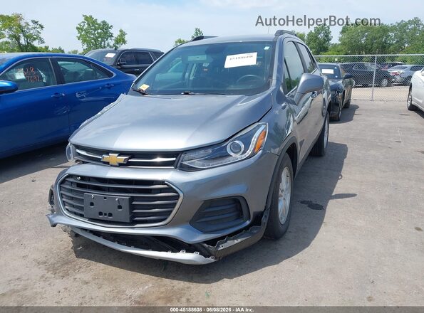 KL7CJLSB8KB864535 2019 CHEVROLET TRAX Silver Առջևի ձախ երեք քառորդ տեսարան