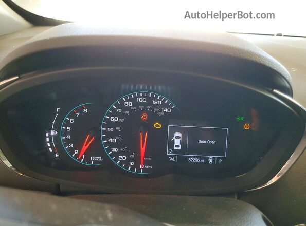 KL7CJLSB9KB798142 2019 CHEVROLET TRAX Gray Instrument cluster view