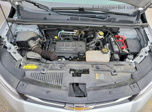 KL7CJLSB9KB850496 2019 CHEVROLET TRAX Silver Engine compartment view