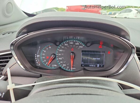 KL7CJLSB9KB850496 2019 CHEVROLET TRAX Silver Instrument cluster view
