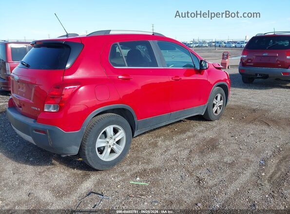 KL7CJLSBXGB755520 2016 CHEVROLET TRAX Red Trasero derecho