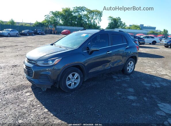 KL7CJLSBXJB565465 2018 CHEVROLET TRAX Gray წინა მარცხენა ხედი სამი მეოთხედიდან