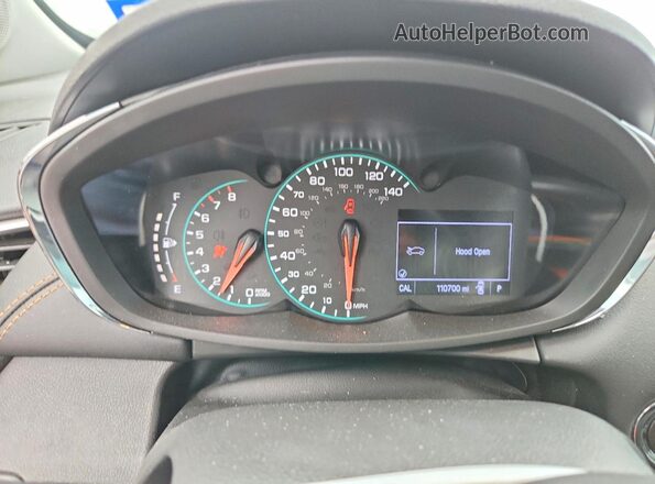 KL7CJLSBXKB860051 2019 CHEVROLET TRAX Black Vista del cuadro de instrumentos