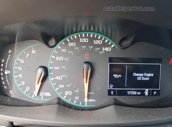 KL7CJLSBXKB955743 2019 CHEVROLET TRAX White Instrument cluster view