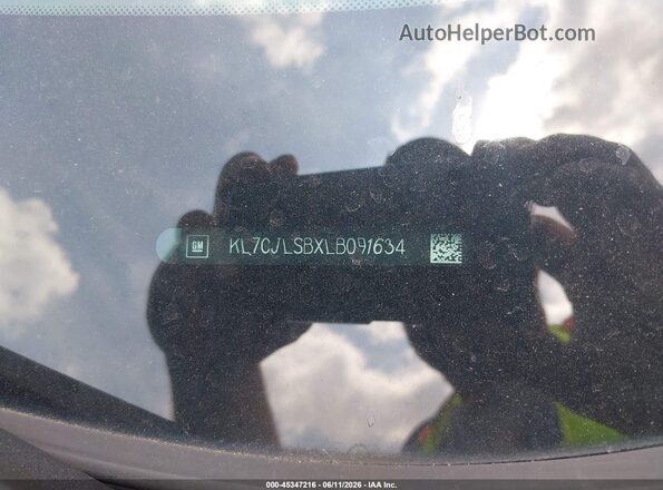 KL7CJLSBXLB091634 2020 CHEVROLET TRAX Black 