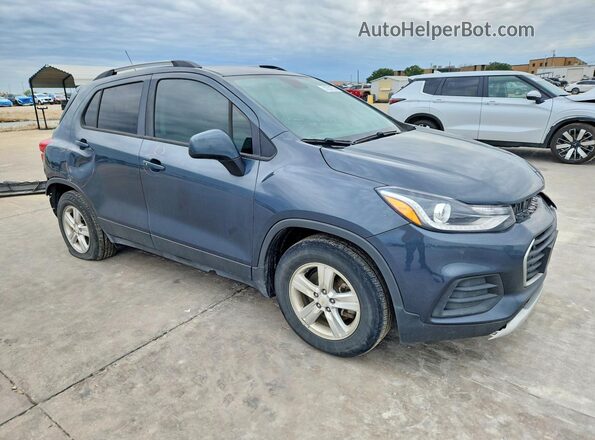 KL7CJLSBXMB314885 2021 CHEVROLET TRAX Blue Առջևի աջ