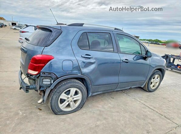KL7CJLSBXMB314885 2021 CHEVROLET TRAX Blue Հետևի աջ