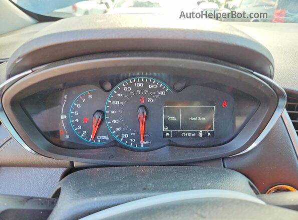 KL7CJLSM4MB368006 2021 CHEVROLET TRAX Black Instrument cluster view