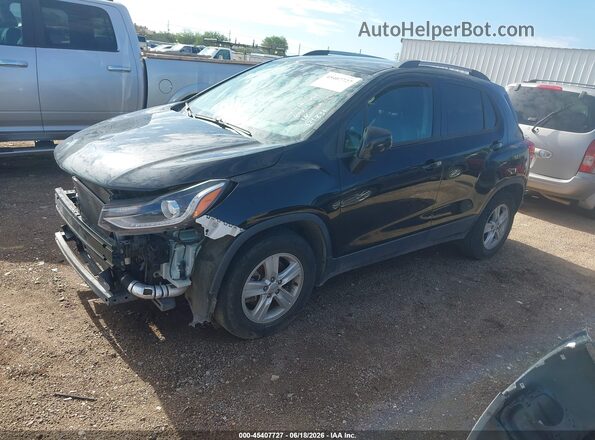 KL7CJLSM9MB374836 2021 CHEVROLET TRAX Black Передня ліва чверть