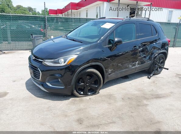 KL7CJMSB3JB519806 2018 CHEVROLET TRAX Black წინა მარცხენა ხედი სამი მეოთხედიდან