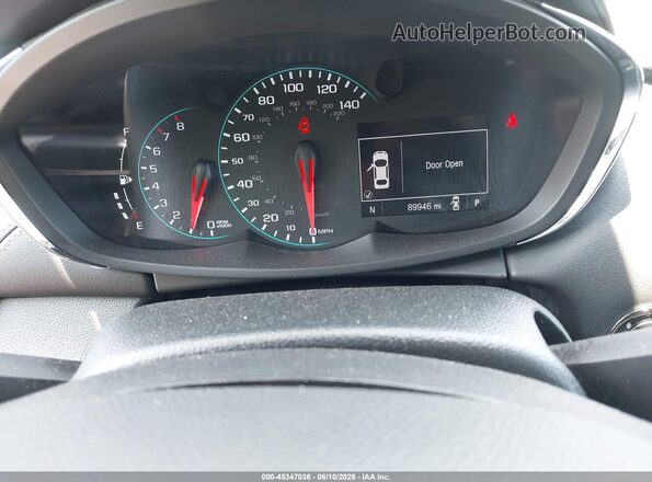 KL7CJMSB3JB519806 2018 CHEVROLET TRAX Black უკანა სავარძლების ხედი