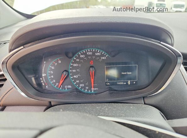 KL7CJNSB1HB212909 2017 CHEVROLET TRAX White Вид щитка приладів
