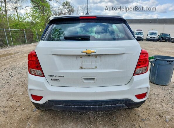 KL7CJNSB1HB212909 2017 CHEVROLET TRAX White Вид ззаду