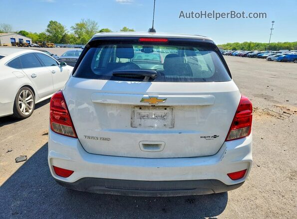 KL7CJNSB3LB315015 2020 CHEVROLET TRAX Белый Вид сзади