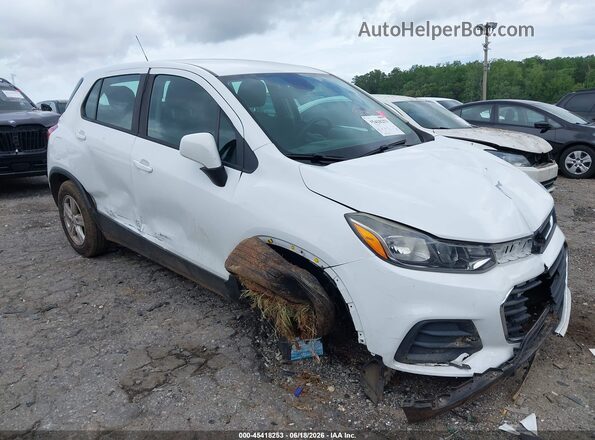 KL7CJNSB9JB579482 2018 CHEVROLET TRAX White წინა ხედი