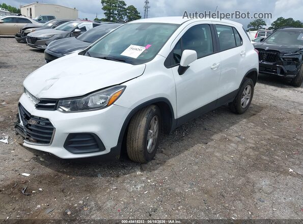 KL7CJNSB9JB579482 2018 CHEVROLET TRAX White წინა მარცხენა ხედი სამი მეოთხედიდან