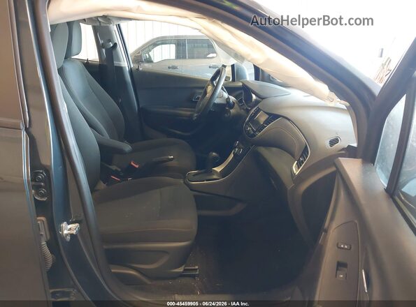 KL7CJNSB9MB347095 2021 CHEVROLET TRAX Gray Widok wnętrza z przodu
