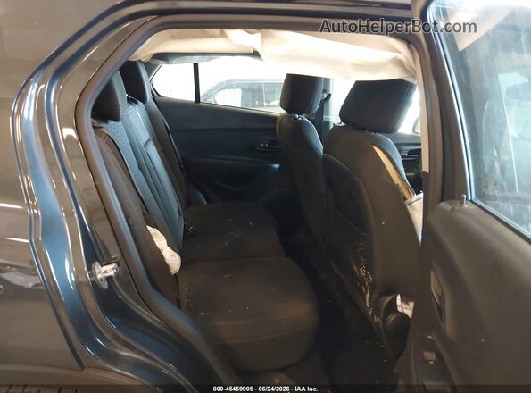 KL7CJNSB9MB347095 2021 CHEVROLET TRAX Gray Widok naklejki z numerem VIN