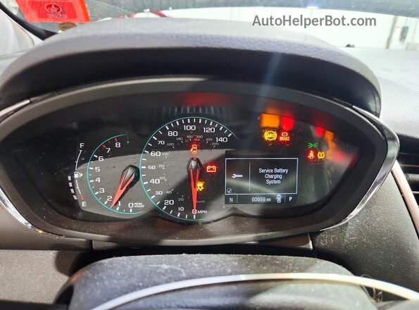 KL7CJNSB9MB353012 2021 CHEVROLET TRAX Black Widok zestawu wskaźników